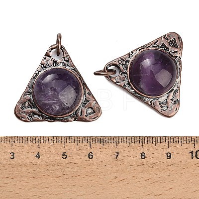 Natural Amethyst Pendants GG-CBACC2B-04R-05-1