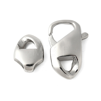 316 Surgical Stainless Steel Lobster Claw Clasps STAS-H234-10P-02-1