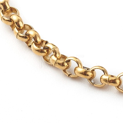 304 Stainless Steel Rolo Chain Bracelets X-BJEW-JB06447-03-1