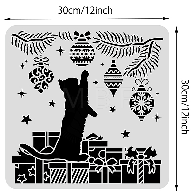 Large Plastic Reusable Drawing Painting Stencils Templates DIY-WH0172-805-1