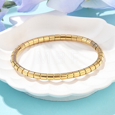 Texture 304 Stainless Steel Bangles for Women BJEW-Z092-14G-1