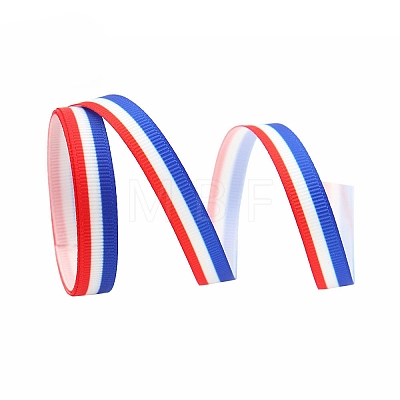 Independence Day Polyester Ribbons OCOR-WH0008-094A-1