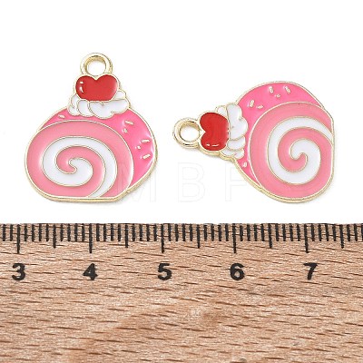 Alloy Enamel Pendants AL-CBA4666-02K-1