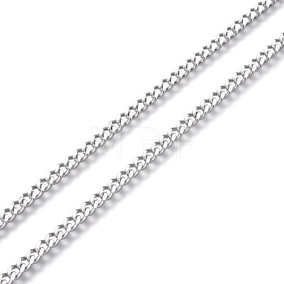 304 Stainless Steel Curb Chains X-CHS-I005-11B-1