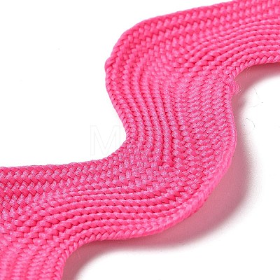 Polyester Wavy Fringe Trim Ribbon OCOR-XCP0002-35-1