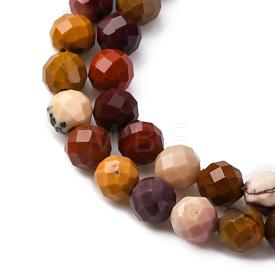 Natural Mookaite Beads Strands G-D320-A05-4mm-1