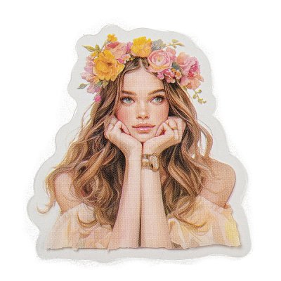 Human & Flower Theme PET STIC-U003-01C-1