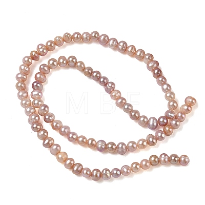 Natural Cultured Freshwater Pearl Beads Strands PA-CBAC463-28-1