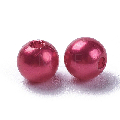 Imitation Pearl Acrylic Beads PL608-13-1