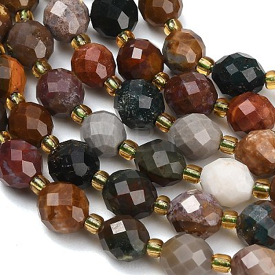 Natural Ocean Jasper Beads Strands GG-CBA4A3B-A04-1