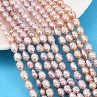 Natural Cultured Freshwater Pearl Beads Strands PEAR-F020-20B-1