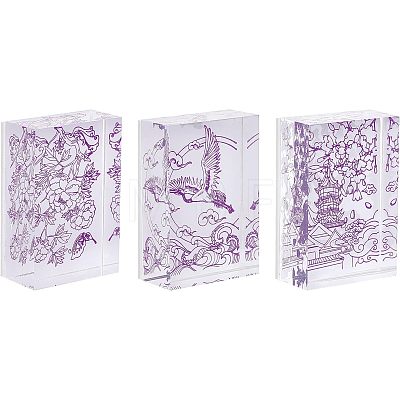 Fingerinspire Acrylic & Rubber Stamps DIY-FG0001-66-1