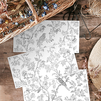 3 Sheets 3 Styles PVC Waterproof Decorative Stickers DIY-WH0404-733-1