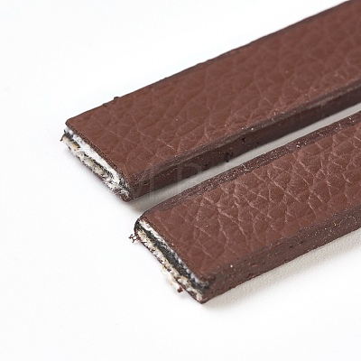 Flat Imitation Leather Cords X-LC-E019-01C-1