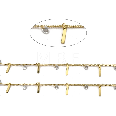 3.28 Feet Handmade Brass Curb Chains X-CHC-L039-03G-1