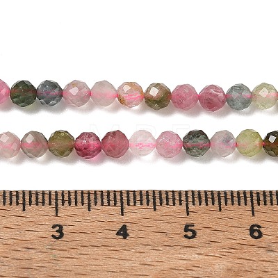 Natural Multicolor Tourmaline Beads Strands GG-CBA5A1A-A10-04-1