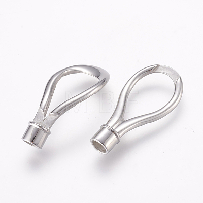 304 Stainless Steel Magnetic Clasps X-STAS-L189-12P-1