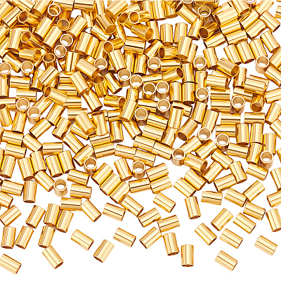 300Pcs 201 Stainless Steel Crimp Beads STAS-BBC0009-77C-1