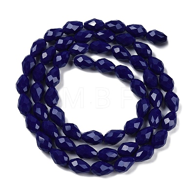 Opaque Solid Color Beads Strands EGLA-N013-P4mm-D03-1