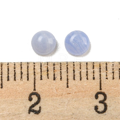 Synthetic Blue Lace Agate Cabochons G-H309-03-06-1