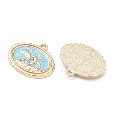 Alloy Enamel Pendants FIND-H058-01E-KCG-1