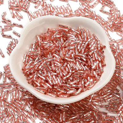 Glass Twist Bugle Beads SEED-C004-06A-1