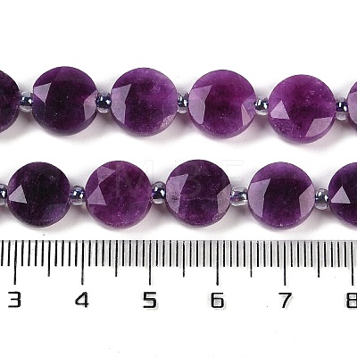 Natural Sugilite Beads Strands G-C116-A33-01-1