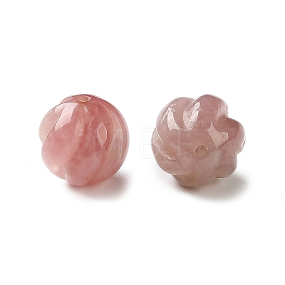 Natural Madagascar Rose Quartz Carved Beads GG-CBABD99-01A-1