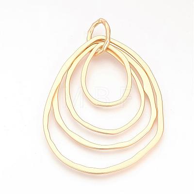 Alloy Big Pendants PALLOY-S099-11G-1