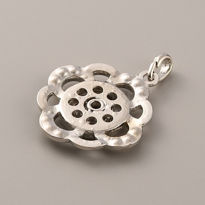 Alloy Rhinestone Hang Snap Base Pendants FIND-WH0152-01-1