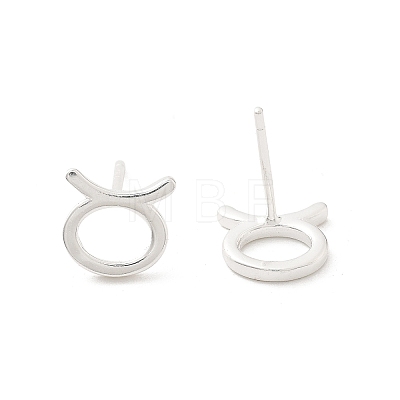 S925 Sterling Silver Stud Earrings EJEW-K303-01S-02-1