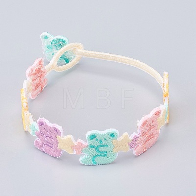 Embroidery Bracelets for Girls BJEW-H535-04-1