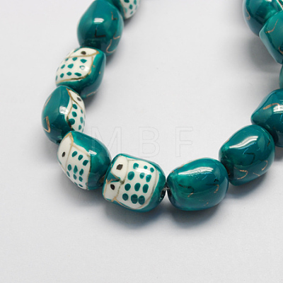 Handmade Porcelain Beads X-PORC-S447-06-1
