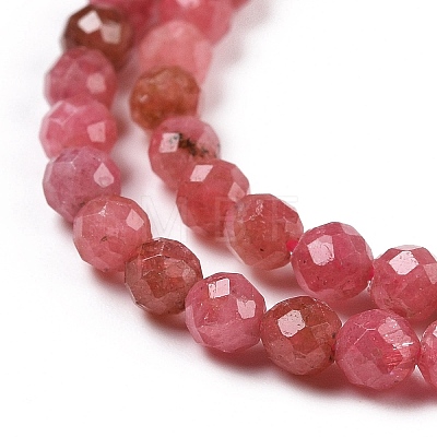 Natural Rhodonite Beads Strands G-C009-A18-1