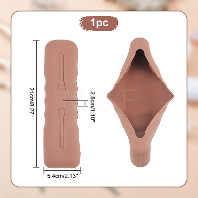 Silicone Cosmetic Brushes Storage Bags ABAG-WH0035-029B-1