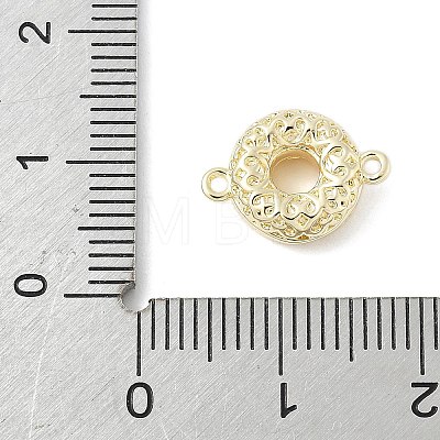 Brass Textured Connector Charms LS-KK-M326-12G-1