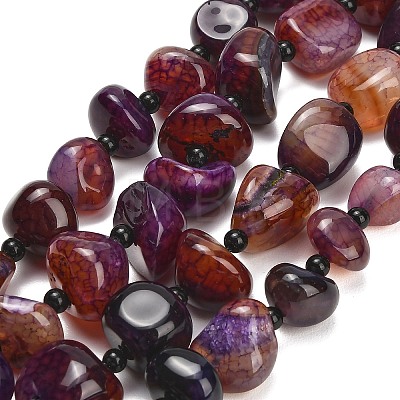 Natural Dragon Veins Agate Beads Strands GG-L001-I01-01D-1