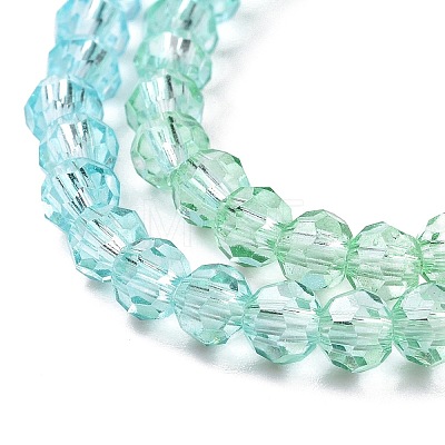 Transparent Glass Beads Strands GLAA-E036-07C-1