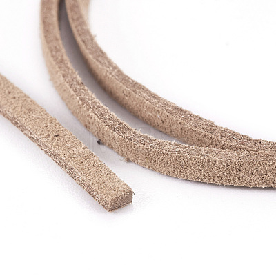 Flat Faux Suede Cord LW-WH0003-01A-1