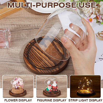Arch Glass Dome Cover AJEW-WH0596-866C-01-1