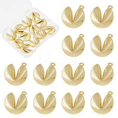 12Pcs Brass Pendants KK-HS0001-83G-1