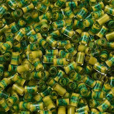 Two Tone Inside Colours Transparent Glass Seed Beads SEED-C004-05C-1