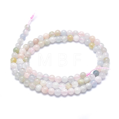 Natural Morganite Beads Strands G-K305-18-C-1