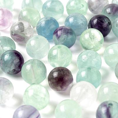 DIY Natural Fluorite Beads Jewelry Set Making DIY-LS0002-72-1