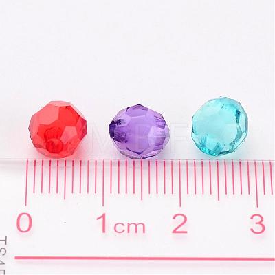 Transparent Acrylic Beads X-TACR-S113-7mm-M-1