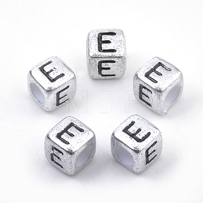 Plated Acrylic Beads X1-PB43C9308-E-1