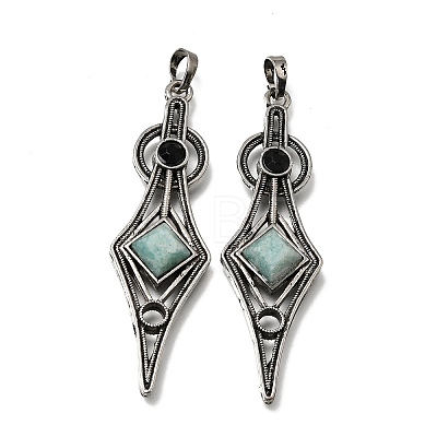 Natural Amazonite Big Pendants GG-CBA7610-01AS-07-1