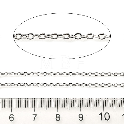 Rack Plating Brass Cable Chains CHC-M001-04P-1