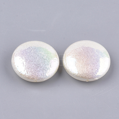 Acrylic Imitation Pearl Beads OACR-S024-10-1