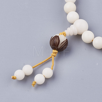 2-Loop Wrap Style Buddhist Jewelry BJEW-S140-12-1